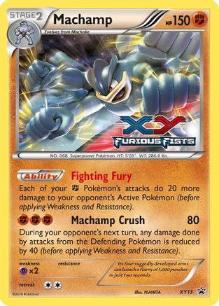 Machamp - XY13 (Prerelease) (XY13)/211 Promo Holofoil