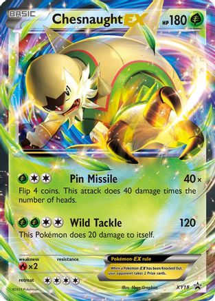 Chesnaught EX - XY18 (XY18)/211 Promo Holofoil