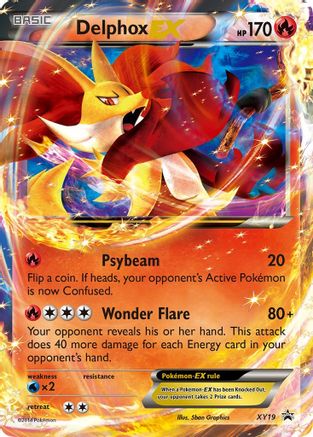 Delphox EX - XY19 (XY19)/211 Promo Holofoil
