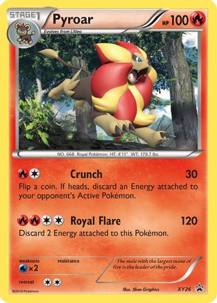 Pyroar - XY26 (XY26)/211 Promo Holofoil
