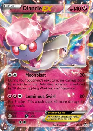 Diancie EX - XY43 (XY43)/211 Promo Holofoil