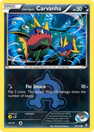 Team Aqua's Carvanha (20)/34 Common