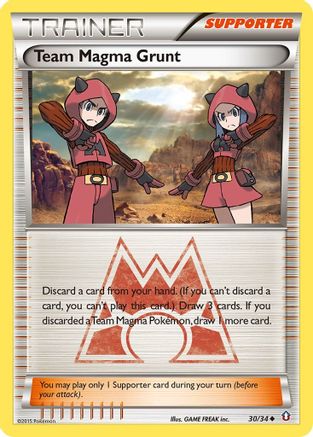 Team Magma Grunt (30)/34 Uncommon
