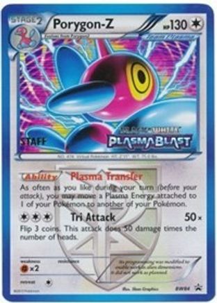 Porygon-Z (Team Plasma) - BW84 (Prerelease) [Staff] (BW84) Promo Holofoil