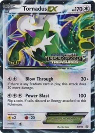 Tornadus EX - BW96 (Prerelease) [Staff] (BW96) Promo Holofoil