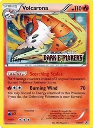 Volcarona - BW40 (Prerelease) [Staff] (BW40) Promo Holofoil