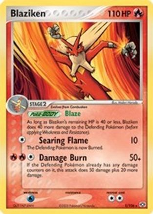 Blaziken - 1/106 (EX Emerald) (1) Rare
