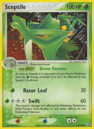 Sceptile (10)/106 Holo Rare Holofoil