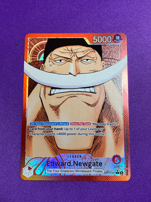 Edward.Newgate (Alternate Art) (OP17-001) - The World's Strongest Warriors Foil (Cabinet-NM)