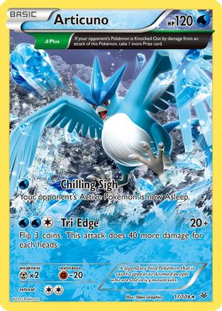 Articuno (17 Delta) (17)/108 Rare Reverse Holofoil