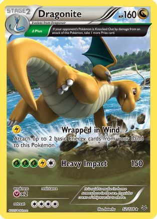 Dragonite (52 Delta) (52)/108 Holo Rare Holofoil