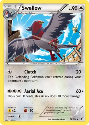 Swellow (71) (71)/108 Rare