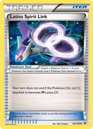 Latios Spirit Link (85)/108 Uncommon Reverse Holofoil