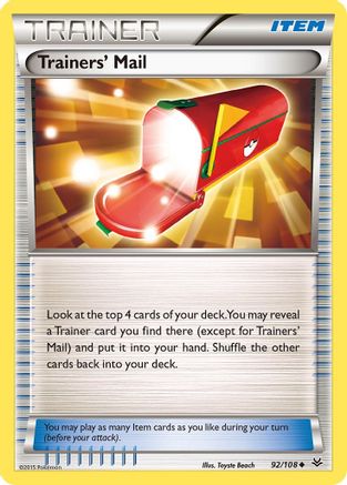 Trainers' Mail (92)/108 Uncommon