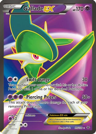 Gallade EX (99 Full Art) (99)/108 Ultra Rare Holofoil