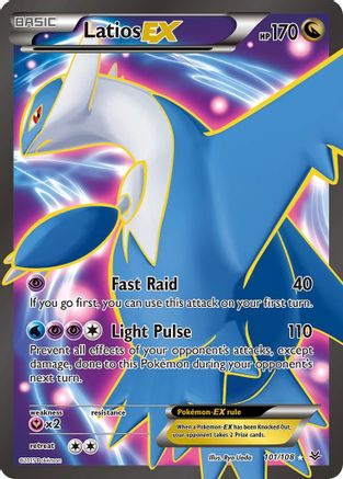 Latios EX (101 Full Art) (101)/108 Ultra Rare Holofoil