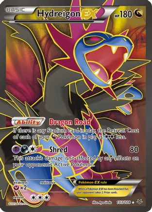 Hydreigon EX (103 Full Art) (103)/108 Ultra Rare Holofoil