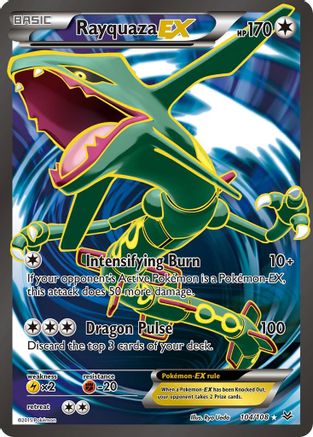 Rayquaza EX (104 Full Art) (104)/108 Ultra Rare Holofoil