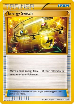 Energy Switch (109)/108 Secret Rare Holofoil