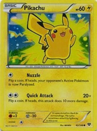 Pikachu - 42/146 (2014 Movie Promo) (42) Promo Holofoil