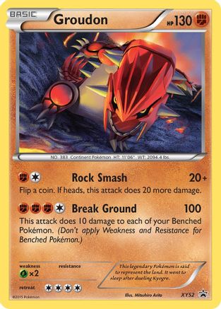 Groudon - XY52 (XY52)/211 Promo Holofoil