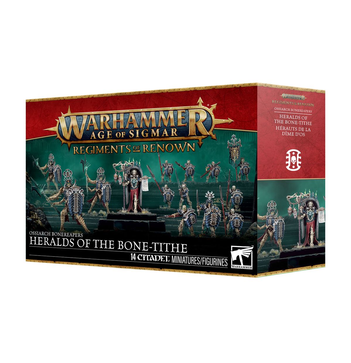 Warhammer Age of Sigmar: Regiments of Renown: Ossiarch Bonereapers: Hearalds of the Bone-Tithe