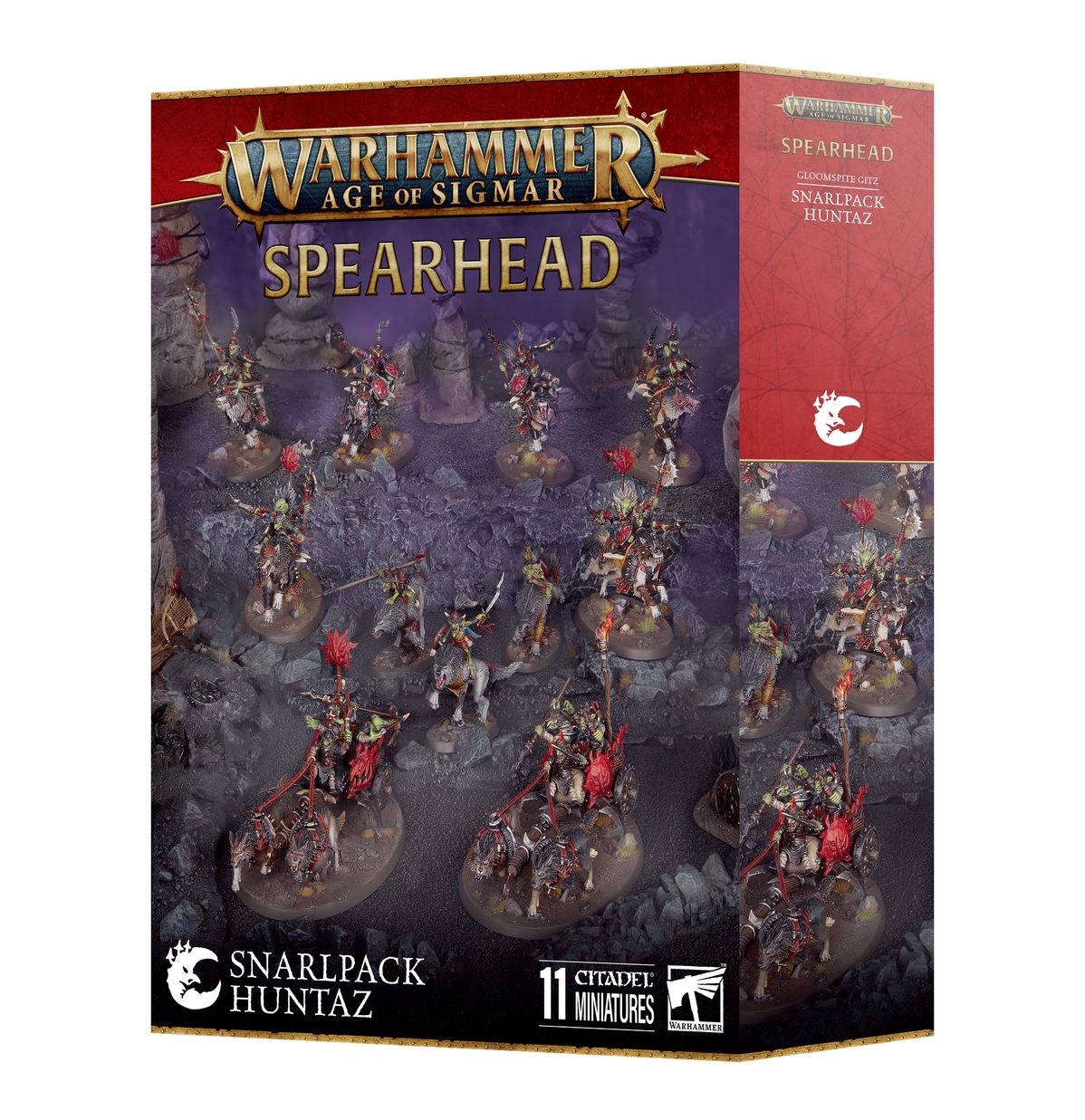 Warhammer Age of Sigmar; Spearhead; Snarlpack Huntaz
