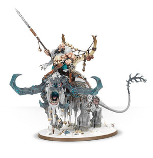 Warhammer Age of Sigmar: Ogor Mawtribes: Frostlord on Stonehorn