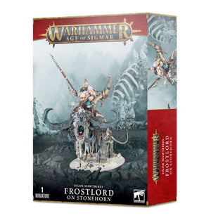 Warhammer Age of Sigmar: Ogor Mawtribes: Frostlord on Stonehorn