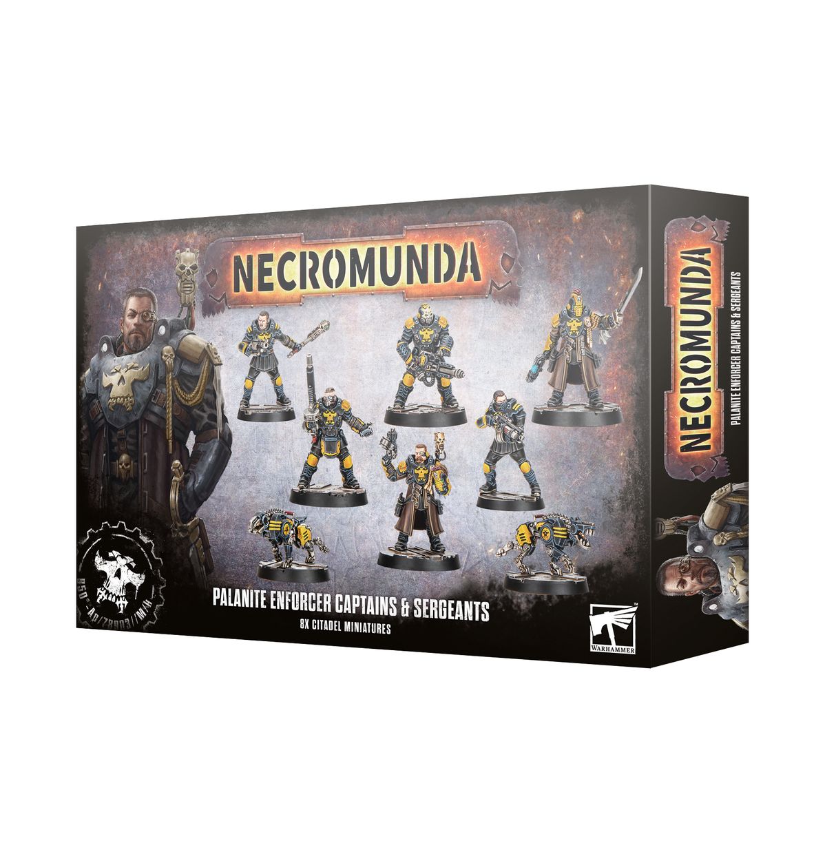 Warhammer Necromunda; Palanite Enforcer Captains & Sergeants