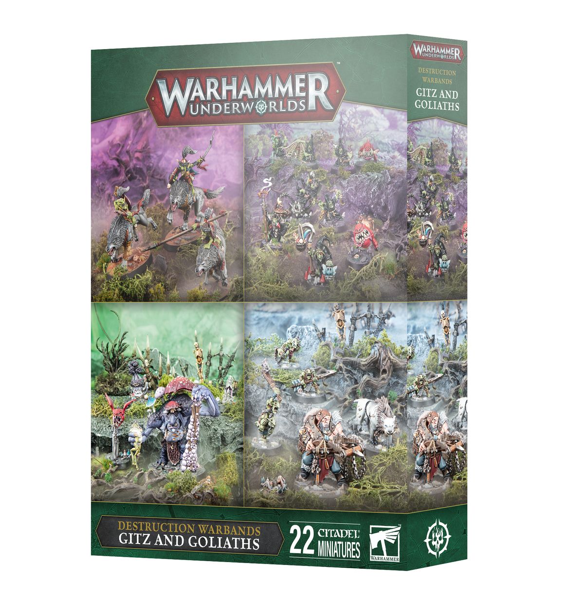 Warhammer Underworlds; Destruction Warbands; Gitz and Goliaths