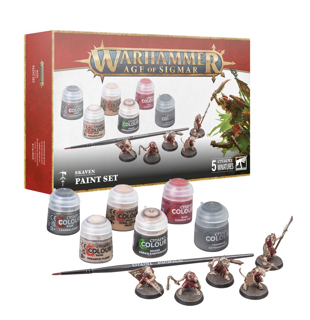 Warhammer Age of Sigmar; Skaven Paint Set