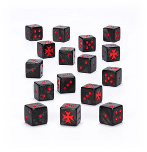Warhammer 40,000 Black Templars Dice