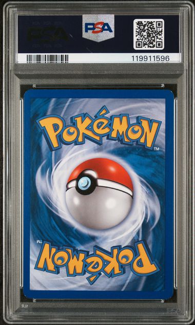 PSA 7 Vaporeon #6 Pop Series 3 Holo (Cabinet)