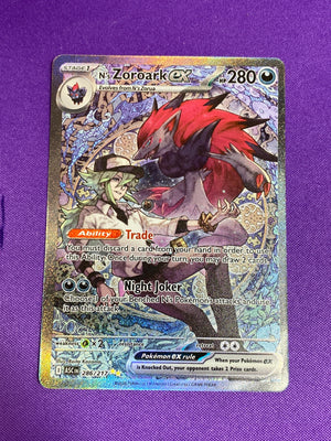 N's Zoroark ex - 286/217 Special Illustration Rare Holofoil (Cabinet-NM)
