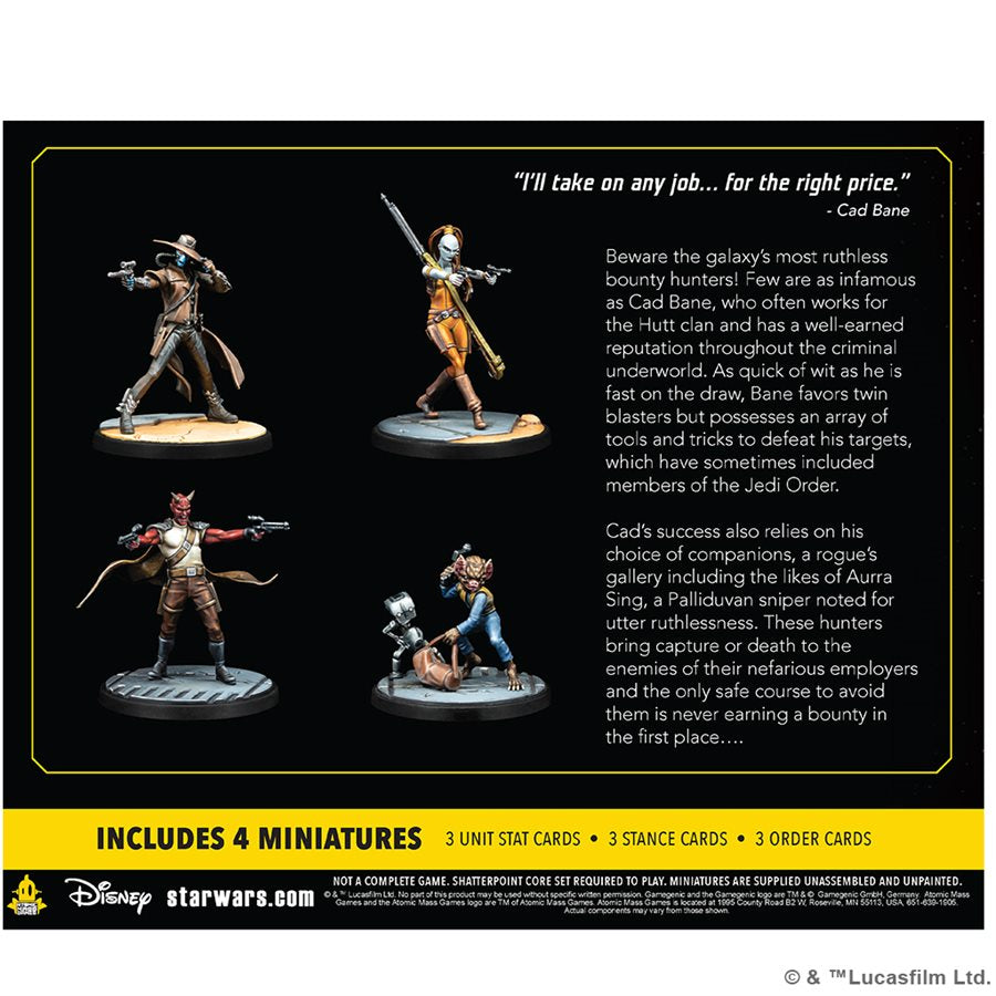 Star Wars: Shatterpoint: Fistful of Credits: Cad Bane Squad Pack (ML)