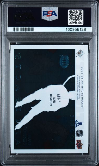 Ivan Demidov #ATR-7 2025 Upper Deck Artifacts Antiquity Rookies (Cabinet)