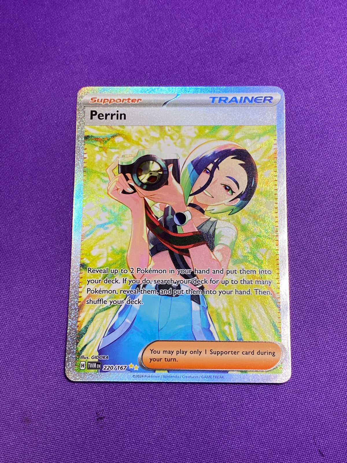 Perrin - 220/167 Special Illustration Rare Holofoil (Cabinet-NM)