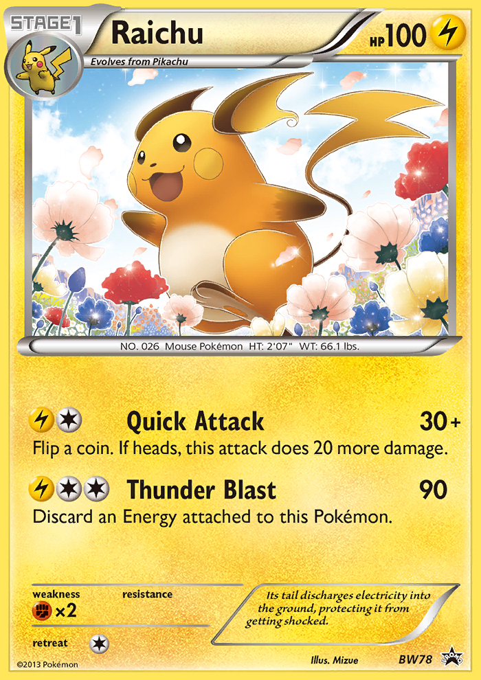 Raichu (BW78)/101 Promo