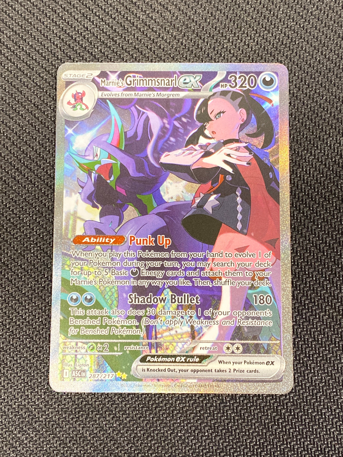 Marnie's Grimmsnarl ex (287) Special Illustration Rare Holofoil (Cabinet-NM)