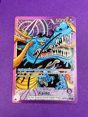 Kaido (058) (Alternate Art) (OP17-058) - The World's Strongest Warriors Foil (Cabinet-NM)