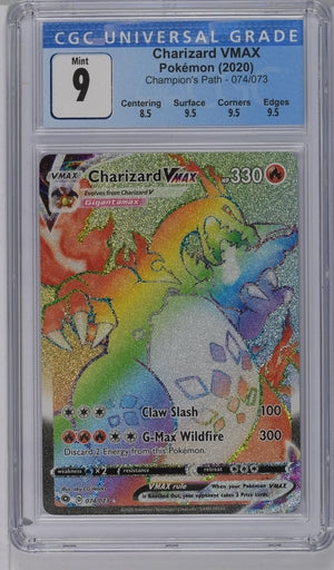 CGC 9 Charizard champion's path #74 (Cabinet)