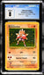 Hitmonchan base set unlimited #40 CGC 8 (cabinet)