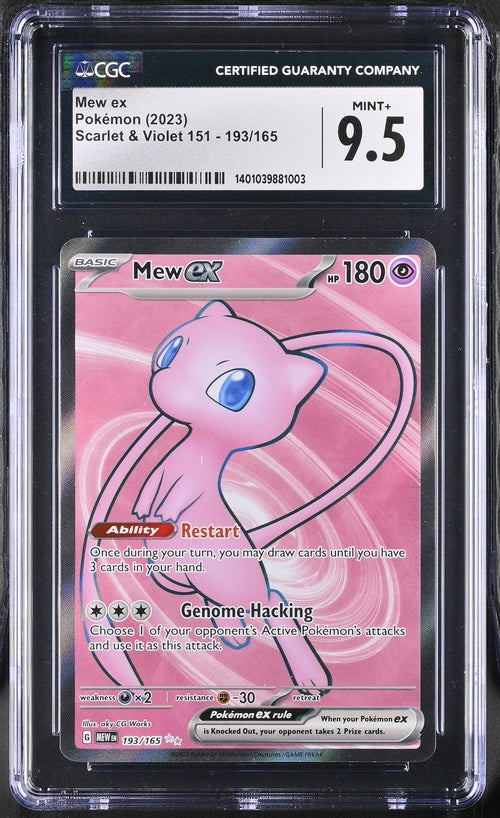 CGC 9.5 Mew Ex #193 Scarlet & Violet 151