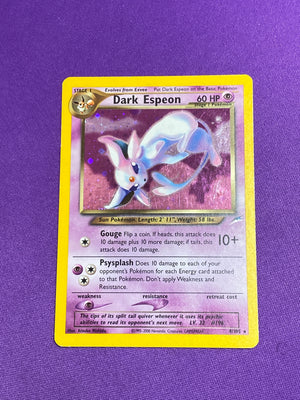 Lightly Played Dark Espeon (4)/105 Holo Rare Unlimited Holofoil (Cabinet-LP)