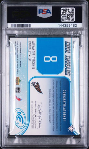 PSA 10 Alexander Ovechkin #CT-AO Cool Threads Rookie Patch (Cabinet)