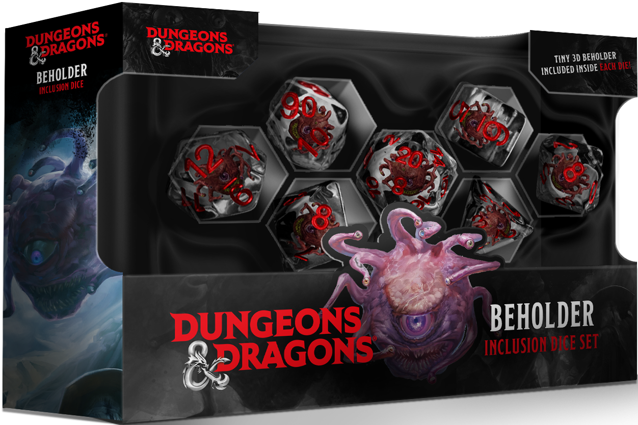 DND Beholder Resin Dice Set