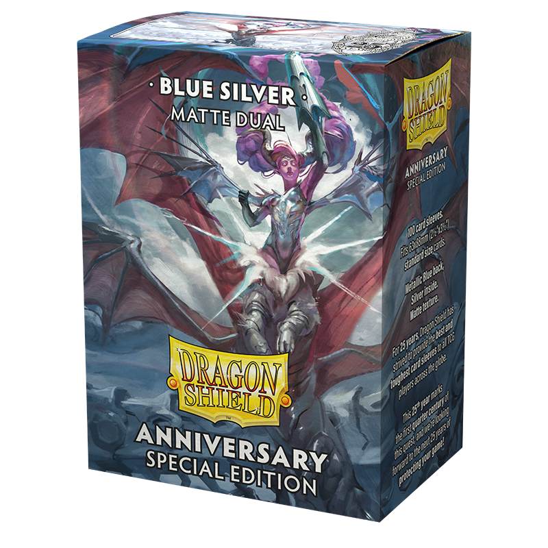 Dragon Shield Sleeves Anniversary Special Edition Cobalt/Silver