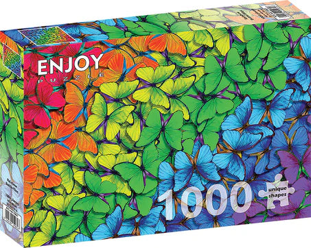 Rainbow Butterflies 1000 Piece Puzzle