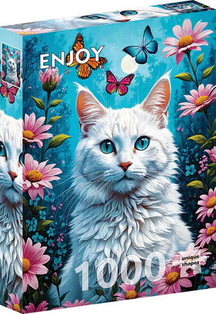 White Cat 1000 Piece Puzzle